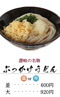 ぶっかけうどん